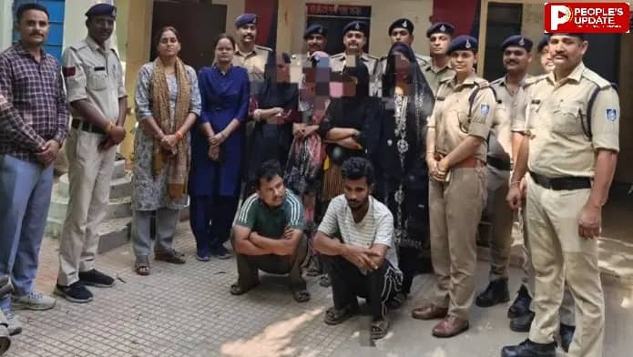 शादी के नाम पर मानव तस्करी-जीआरपी ने चार बांग्लादेशी युवतियों सहित 6 को किया गिरफ्तार , अलीगढ़ से पकड़ाया गिरोह