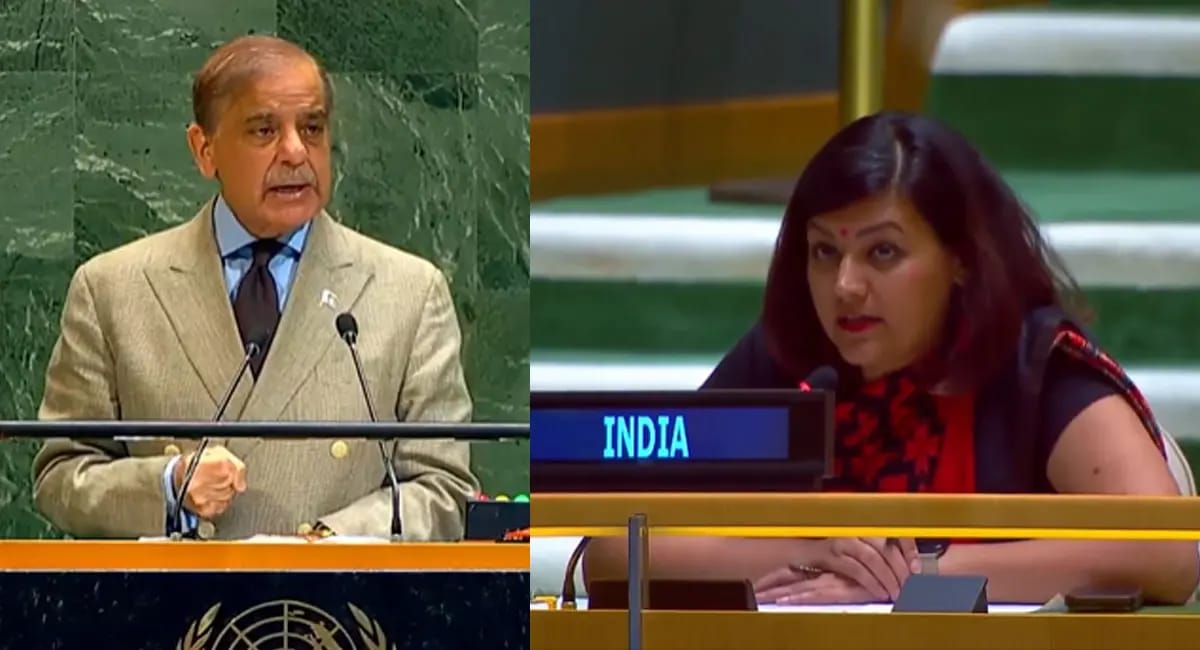 UN αñ«αÑçαñé PAK αñ¬αÑÇαñÅαñ« αñ╢αñ╣αñ¼αñ╛αñ£ αñ¿αÑç αñ£αñ«αñòαñ░ αñ¼αÑïαñ▓αñ╛ αñ¥αÑéαñá, αñƒαÑìαñ░αñéαñ¬ αñòαÑï αñ¼αññαñ╛αñ»αñ╛ 'αñ╢αñ╛αñéαññαñ┐ αñªαÑéαññ', αñ¡αñ╛αñ░αññ αñ¿αÑç αñªαñ┐αñ»αñ╛ αñòαñ░αñ╛αñ░αñ╛ αñ£αñ╡αñ╛αñ¼ 