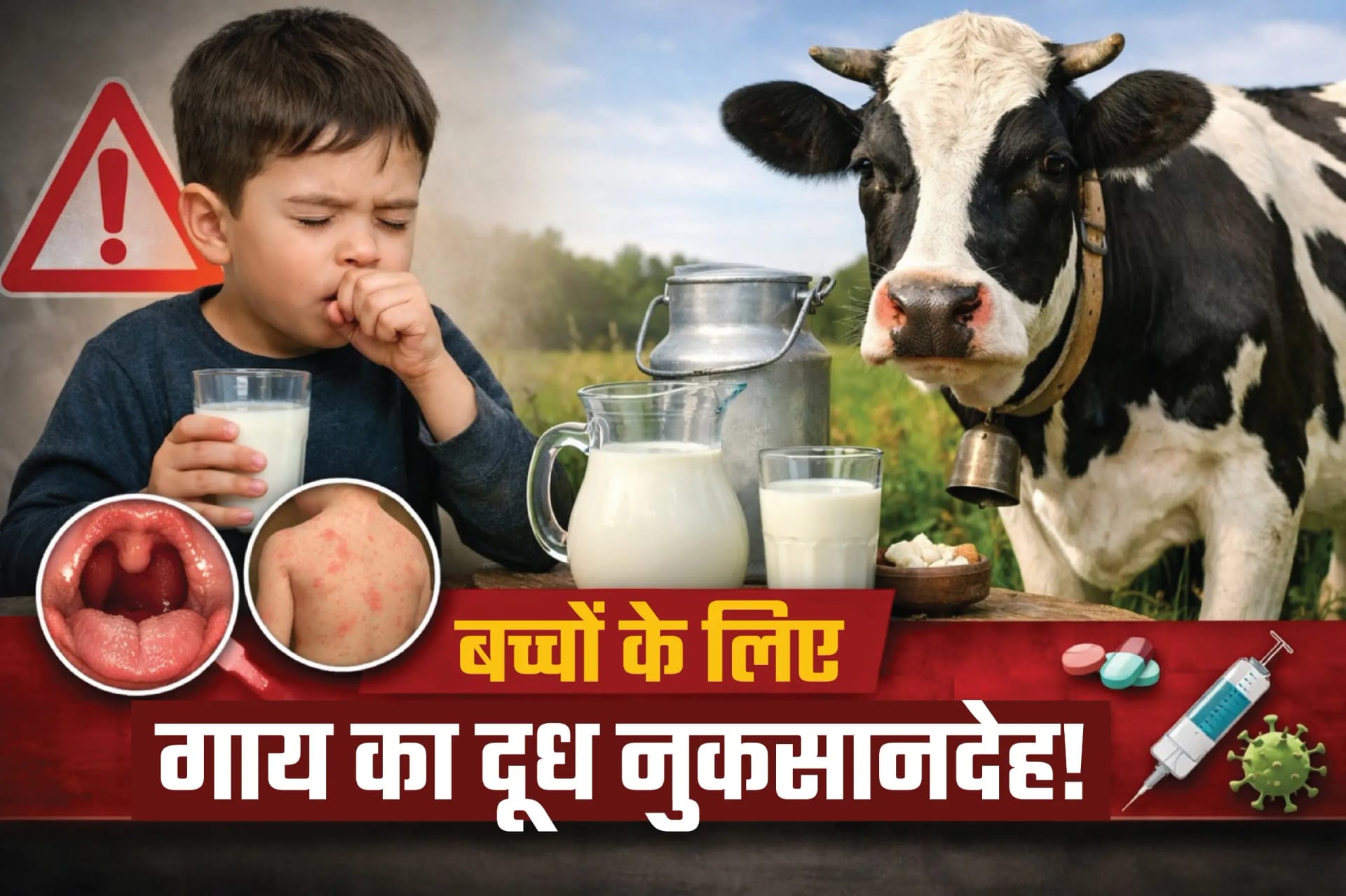 Health Alert : αñòαÑìαñ»αñ╛ αñåαñ¬ αñ¡αÑÇ αñàαñ¬αñ¿αÑç αñ¼αñÜαÑìαñÜαÑç αñòαÑï αñ¬αñ┐αñ▓αñ╛αññαÑç αñ╣αÑêαñé αñùαñ╛αñ» αñòαñ╛ αñªαÑéαñº... αññαÑï αñ╣αÑï αñ£αñ╛αñÅαñé αñ╕αñ╛αñ╡αñºαñ╛αñ¿! 