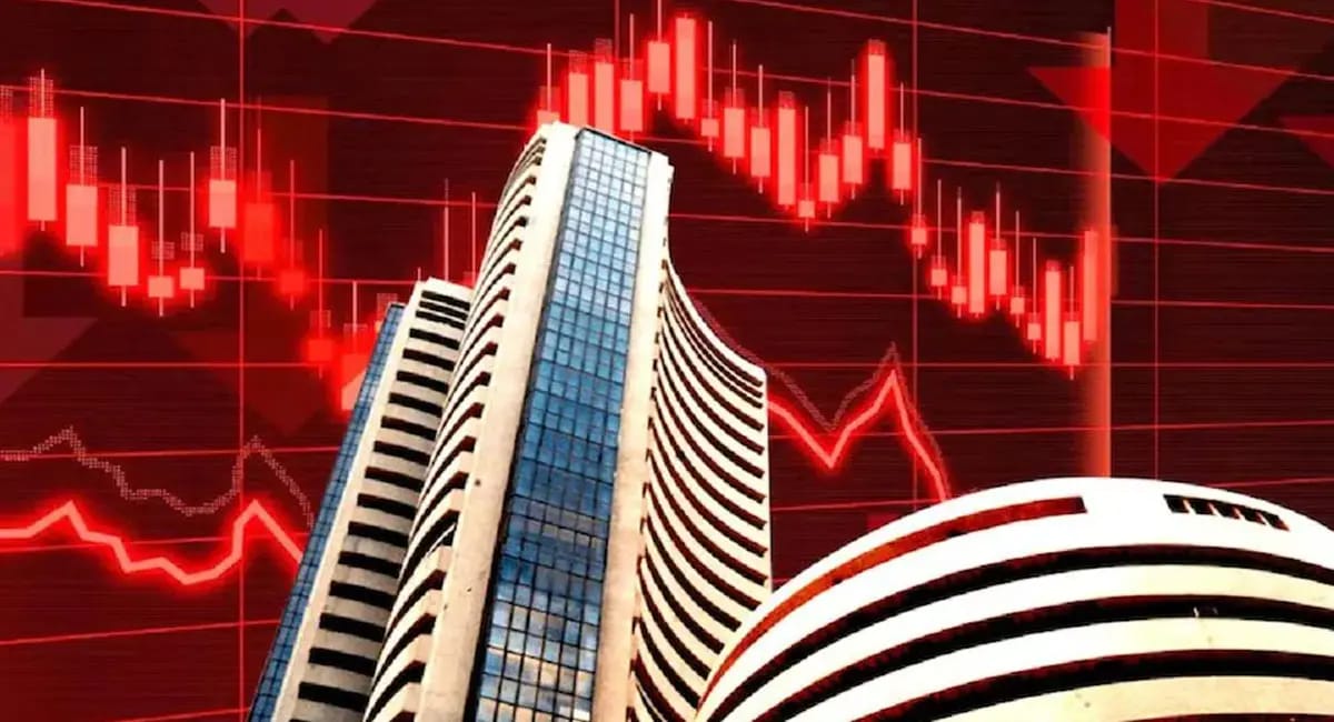 लगातार 8वें हफ्ते गिरा शेयर बाजार, सेंसेक्स 570 अंक टूटा; 25 साल पहले आया था ऐसा दौर