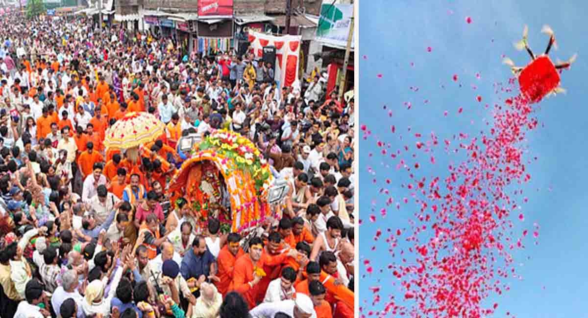 αñëαñ£αÑìαñ£αÑêαñ¿ : αñ¼αñ╛αñ¼αñ╛ αñ«αñ╣αñ╛αñòαñ╛αñ▓ αñòαÑÇ αñ╢αñ╛αñ╣αÑÇ αñ╕αñ╡αñ╛αñ░αÑÇ, αñíαÑìαñ░αÑïαñ¿ αñ╕αÑç αñ¬αñ╛αñ▓αñòαÑÇ αñ¬αñ░ αñ╣αÑïαñùαÑÇ αñ¬αÑüαñ╖αÑìαñ¬αñ╡αñ░αÑìαñ╖αñ╛, αñ╕αÑÇαñÅαñ«-αñ╕αñ┐αñéαñºαñ┐αñ»αñ╛ αñ¡αÑÇ αñ╢αñ╛αñ«αñ┐αñ▓ αñ╣αÑïαñéαñùαÑç; αñ▓αñ╛αñûαÑïαñé αñ╢αÑìαñ░αñªαÑìαñºαñ╛αñ▓αÑüαñôαñé αñòαÑÇ αñëαñ«αñíαñ╝αÑçαñùαÑÇ αñ¡αÑÇαñíαñ╝