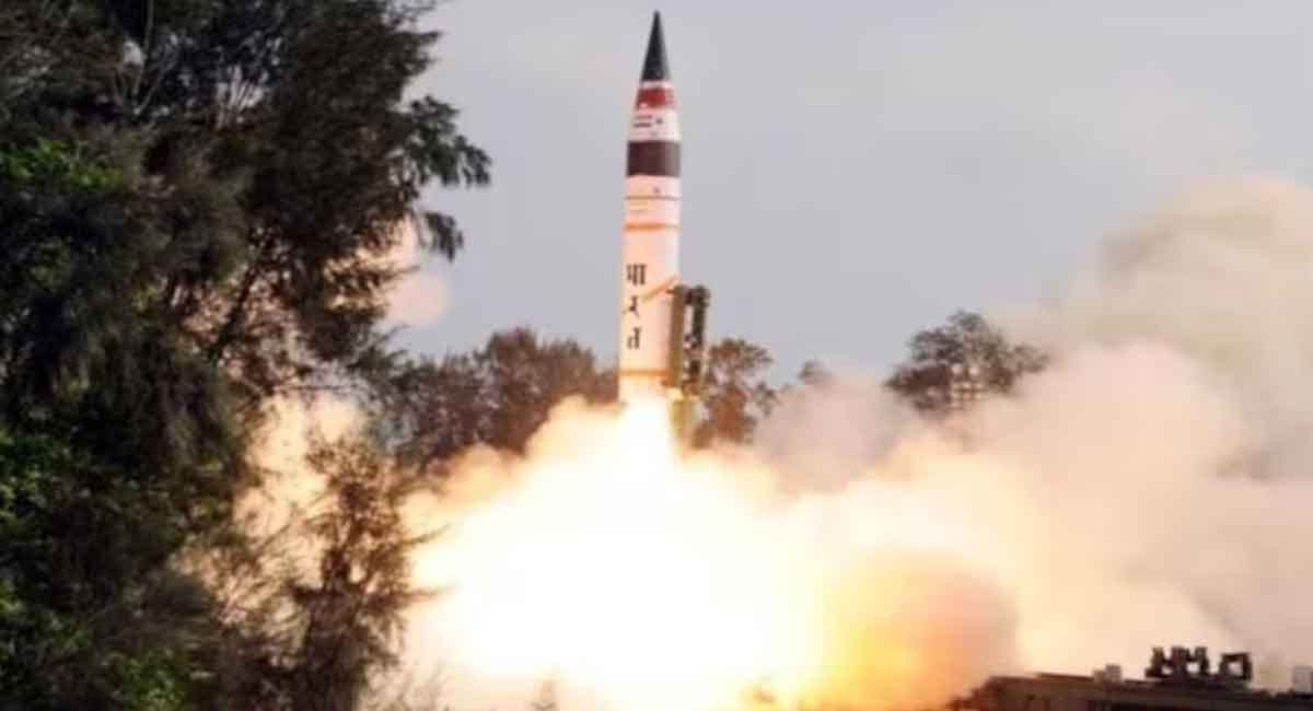 αñ¡αñ╛αñ░αññ αñ¿αÑç αñ░αñÜαñ╛ αñçαññαñ┐αñ╣αñ╛αñ╕, αñàαñùαÑìαñ¿αñ┐-5 αñçαñéαñƒαñ░ αñòαÑëαñ¿αÑìαñƒαñ┐αñ¿αÑçαñéαñƒαñ▓ αñ¼αÑêαñ▓αñ┐αñ╕αÑìαñƒαñ┐αñò αñ«αñ┐αñ╕αñ╛αñçαñ▓ αñòαñ╛ αñ╕αñ½αñ▓ αñ¬αñ░αÑÇαñòαÑìαñ╖αñú, 5 αñ╣αñ£αñ╛αñ░ KM αñªαÑéαñ░ αññαñò αñ«αñ╛αñ░αñò αñòαÑìαñ╖αñ«αññαñ╛