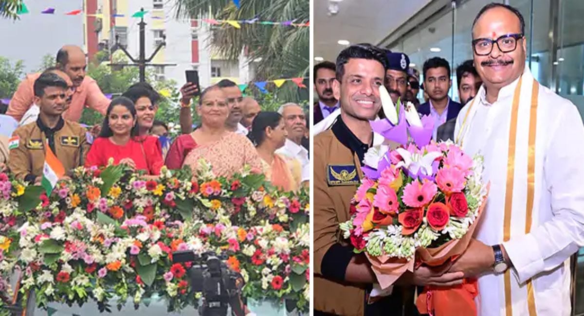 αñ▓αñûαñ¿αñè αñ«αÑçαñé αñùαÑéαñéαñ£αÑç αñ¡αñ╛αñ░αññ αñ«αñ╛αññαñ╛ αñòαÑç αñ¿αñ╛αñ░αÑç, αñàαñéαññαñ░αñ┐αñòαÑìαñ╖ αñ»αñ╛αññαÑìαñ░αÑÇ αñ╢αÑüαñ¡αñ╛αñéαñ╢αÑü αñ╢αÑüαñòαÑìαñ▓αñ╛ αñòαñ╛ αñ╣αÑüαñå αñ¡αñ╡αÑìαñ» αñ╕αÑìαñ╡αñ╛αñùαññ, CM αñ»αÑïαñùαÑÇ αñòαñ░αÑçαñéαñùαÑç αñ╕αñ«αÑìαñ«αñ╛αñ¿αñ┐αññ