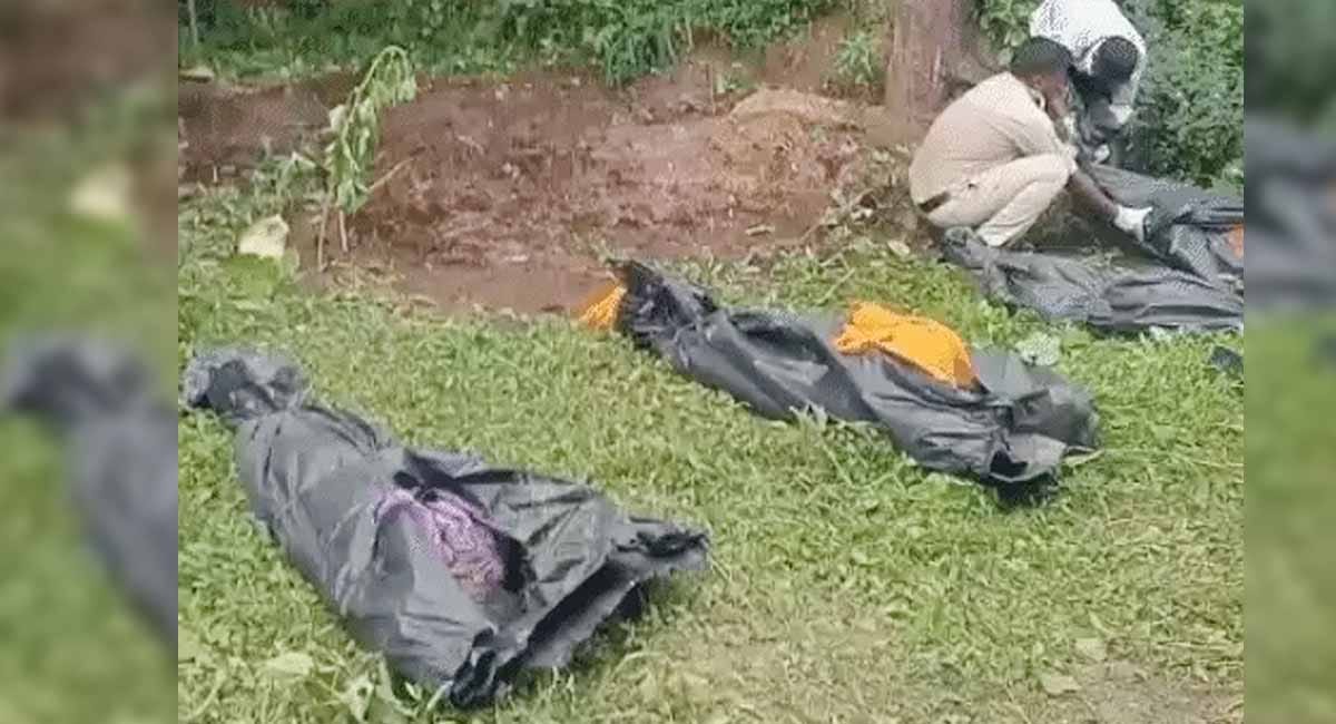 αñ░αñ╛αñ»αñùαñóαñ╝ αñ«αÑçαñé αñÅαñò αñ╣αÑÇ αñ¬αñ░αñ┐αñ╡αñ╛αñ░ αñòαÑç 4 αñ▓αÑïαñùαÑïαñé αñòαÑÇ αñ╣αññαÑìαñ»αñ╛, αñ¼αñùαÑÇαñÜαÑç αñ«αÑçαñé αñªαñ½αñ¿αñ╛αñÅ αñ╢αñ╡, αñ¼αñªαñ¼αÑé αñåαñ¿αÑç αñ¬αñ░ αñ¬αñíαñ╝αÑïαñ╕αñ┐αñ»αÑïαñé αñ¿αÑç αñ¬αÑüαñ▓αñ┐αñ╕ αñòαÑï αñ¼αÑüαñ▓αñ╛αñ»αñ╛