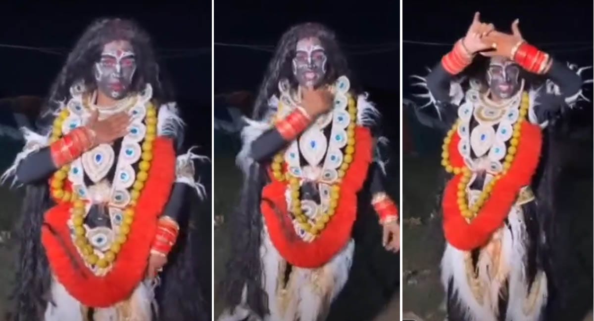 αñùαÑìαñ╡αñ╛αñ▓αñ┐αñ»αñ░ αñ«αÑçαñé αñ»αÑüαñ╡αññαÑÇ αñ¿αÑç αñ«αñ╛αñé αñòαñ╛αñ▓αÑÇ αñòαÑç αñùαÑçαñƒαñàαñ¬ αñ«αÑçαñé αñ¼αñ¿αñ╛αñê αñ░αÑÇαñ▓, αñíαñ╛αñéαñ╕ αñòαñ╛ αñ╡αÑÇαñíαñ┐αñ»αÑï αñ╡αñ╛αñ»αñ░αñ▓, αñ╣αñ┐αñéαñªαÑé αñ╕αñéαñùαñáαñ¿αÑïαñé αñ¿αÑç αñ£αññαñ╛αñê αñåαñ¬αññαÑìαññαñ┐, FIR αñòαÑÇ αñ«αñ╛αñéαñù