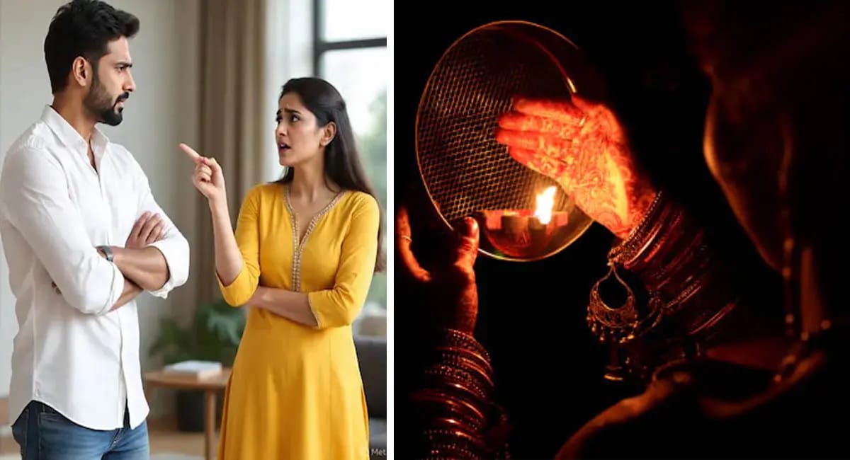 αñòαñ░αñ╡αñ╛ αñÜαÑîαñÑ αñ¬αñ░ αñ╕αñ╛αÑ£αÑÇ αñòαÑç αñ▓αñ┐αñÅ αñ╕αñéαñùαÑìαñ░αñ╛αñ«... αñ¬αññαñ┐ αñ¿αÑç αñ╕αñ╛αÑ£αÑÇ αñ¿αñ╣αÑÇαñé αñªαñ┐αñ▓αñ╛αñê αññαÑï αñ¬αññαÑìαñ¿αÑÇ αñ¬αñ╣αÑüαñéαñÜ αñùαñê αñÑαñ╛αñ¿αÑç, αñ╡αÑìαñ░αññ αñ╕αÑç αñ¬αñ╣αñ▓αÑç αñ¬αÑüαñ▓αñ┐αñ╕ αñ¿αÑç αñªαñ┐αñ▓αñ╛αñ»αñ╛ αñ¼αñíαñ╝αñ╛ αññαÑïαñ╣αñ½αñ╛