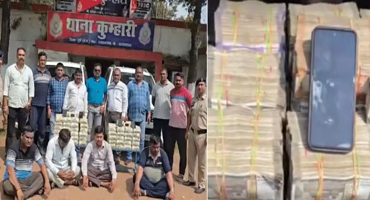 αñªαÑüαñ░αÑìαñù αñòαÑç αñòαÑüαñ«αÑìαñ╣αñ╛αñ░αÑÇ αñ«αÑçαñé 6.60 αñòαñ░αÑïαñíαñ╝ αñòαÑêαñ╢ αñ¼αñ░αñ╛αñ«αñª, 4 αñ▓αÑïαñù αñ╣αñ┐αñ░αñ╛αñ╕αññ αñ«αÑçαñé; αñùαñ╛αñíαñ╝αñ┐αñ»αÑïαñé αñ╕αÑç αñ«αñ┐αñ▓αÑÇ αñ¿αñòαñªαÑÇ
