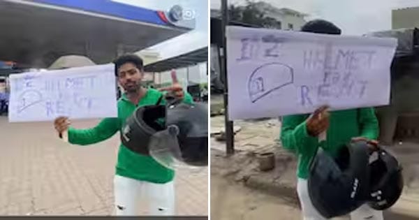 αñçαñéαñªαÑîαñ░: αñ¬αÑçαñƒαÑìαñ░αÑïαñ▓ αñ¬αñéαñ¬ αñ¬αñ░ αñ╣αÑçαñ▓αñ«αÑçαñƒ αñòαñ┐αñ░αñ╛αñ»αÑç αñ¬αñ░ αñªαÑçαñ¿αÑç αñ╡αñ╛αñ▓αñ╛ αñ»αÑéαñƒαÑìαñ»αÑéαñ¼αñ░ αñ¬αñòαñíαñ╝αñ╛αñ»αñ╛, αñ¬αÑüαñ▓αñ┐αñ╕ αñ¿αÑç αñªαÑÇ αñàαñ¿αÑïαñûαÑÇ αñ╕αñ£αñ╛