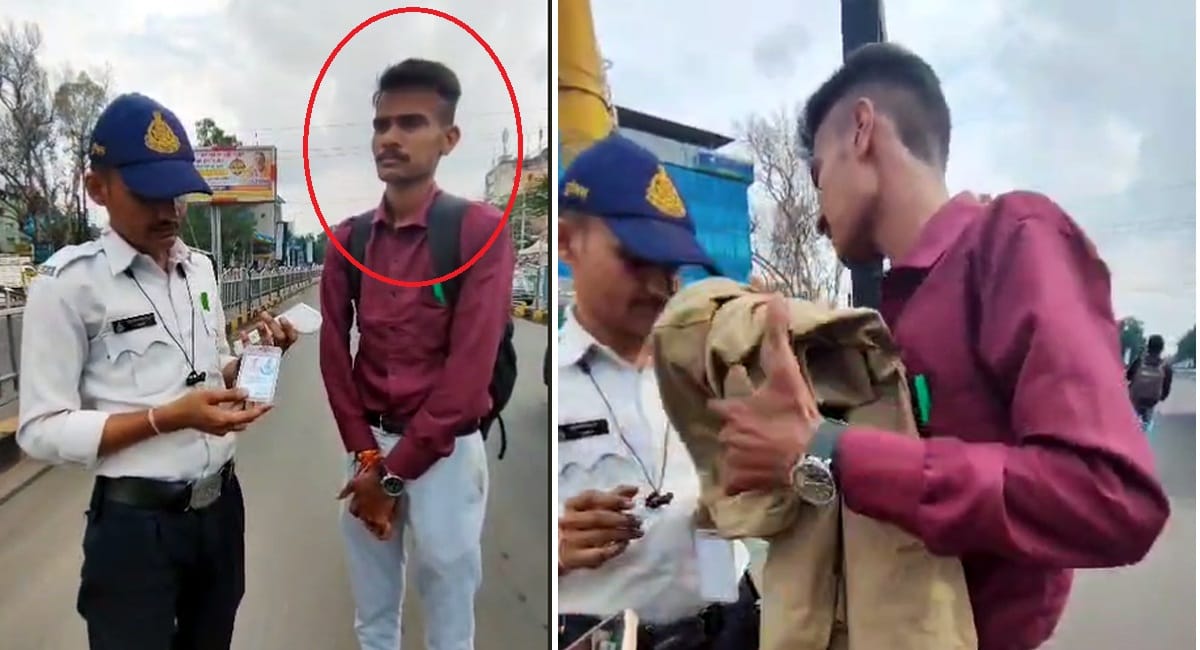 αñàαñ╕αñ▓αÑÇ αñ¬αÑüαñ▓αñ┐αñ╕ αñ¿αÑç αñ¬αñòαñíαñ╝αñ╛ αñ¿αñòαñ▓αÑÇ αñ¬αÑüαñ▓αñ┐αñ╕ αñòαÑï -αñåαñêαñòαñ╛αñ░αÑìαñí αñªαñ┐αñûαñ╛αñ»αñ╛ αñ¼αÑêαñù αñ«αÑçαñé αñ«αñ┐αñ▓αÑÇ αñ╡αñ░αÑìαñªαÑÇ αññαÑï αñ╣αÑüαñå αñ╢αñò  