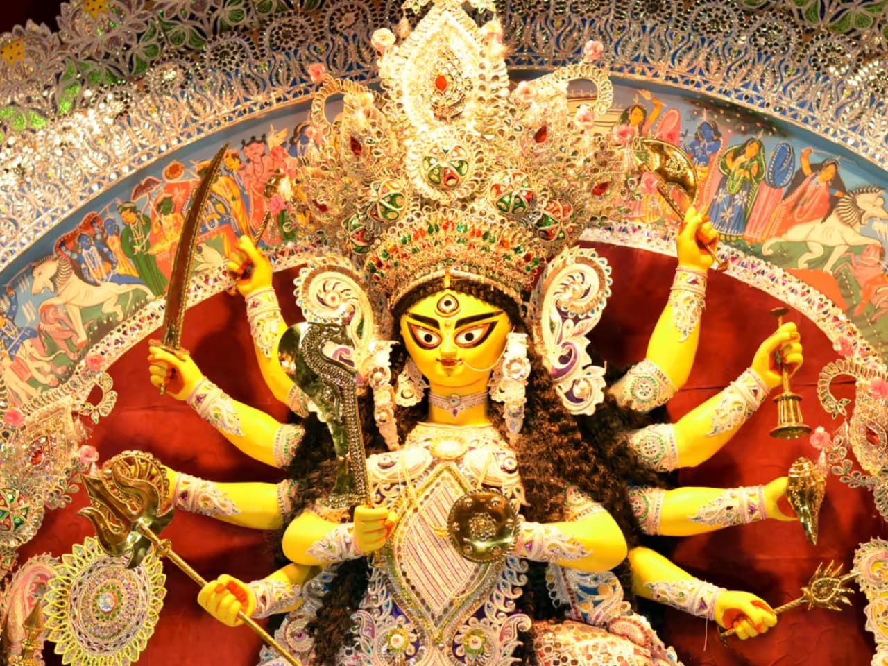 αñ╕αñ«αÑâαñªαÑìαñºαñ┐ αñòαñ╛ αñ¬αÑìαñ░αññαÑÇαñò αñ╣αÑê αñ«αñ╛αñé αñªαÑüαñ░αÑìαñùαñ╛ αñòαñ╛ αñ»αñ╣ αñ░αÑéαñ¬, αñªαÑçαñ╡αÑÇ αñòαÑç αñåαñ╢αÑÇαñ░αÑìαñ╡αñ╛αñª αñ╕αÑç αñ½αñ▓-αñ½αÑéαñ▓ αñ░αñ╣αÑÇ 7 αñ╢αñ╣αñ░αÑïαñé αñòαÑÇ αñàαñ░αÑìαñÑαñ╡αÑìαñ»αñ╡αñ╕αÑìαñÑαñ╛