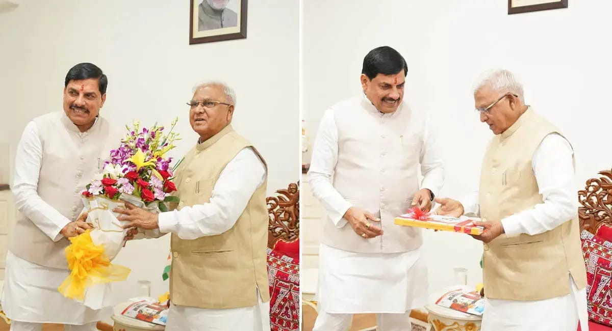 sasMP αñòαÑç αñ╡αñ┐αñòαñ╛αñ╕ αñòαÑÇ αñ░αÑéαñ¬αñ░αÑçαñûαñ╛ αññαÑêαñ»αñ╛αñ░! αñ╕αÑÇαñÅαñ« αñíαÑë. αñ«αÑïαñ╣αñ¿ αñ»αñ╛αñªαñ╡ αñ¿αÑç αñ░αñ╛αñ£αÑìαñ»αñ¬αñ╛αñ▓ αñòαÑï αñ¡αÑçαñéαñƒ αñòαñ┐αñ»αñ╛ ΓÇÿαñ╕αñ«αÑâαñªαÑìαñº αñ«αñºαÑìαñ»αñ¬αÑìαñ░αñªαÑçαñ╢ @2047ΓÇÖ αñ╡αñ┐αñ£αñ¿ αñíαÑëαñòαÑìαñ»αÑéαñ«αÑçαñéαñƒ  