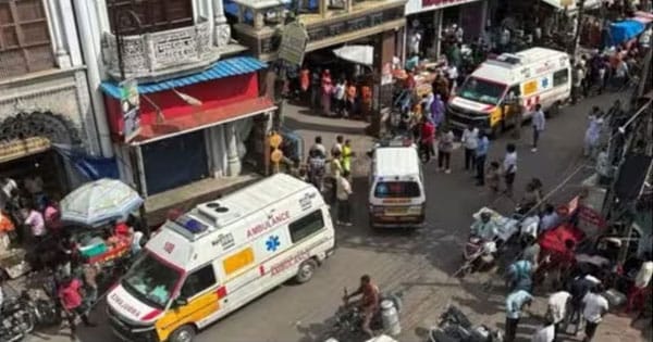 αñ╣αñ░αñ┐αñªαÑìαñ╡αñ╛αñ░ αñ«αÑçαñé αñ¼αñíαñ╝αñ╛ αñ╣αñ╛αñªαñ╕αñ╛ : αñ╣αñ╛αñê αñ╡αÑïαñ▓αÑìαñƒαÑçαñ£ αññαñ╛αñ░ αñùαñ┐αñ░αñ¿αÑç αñ╕αÑç αñ«αñÜαñ╛ αñ╣αñíαñ╝αñòαñéαñ¬, 6 αñ╢αÑìαñ░αñªαÑìαñºαñ╛αñ▓αÑüαñôαñé αñòαÑÇ αñ«αÑîαññ; αñòαñê αñÿαñ╛αñ»αñ▓