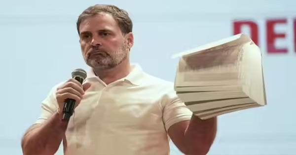 चुनाव आयोग ने कहा- राहुल गांधी सबूत पेश करें या देश से मांगे माफी; हरियाणा और कर्नाटक अधिकारियों ने भेजा नोटिस