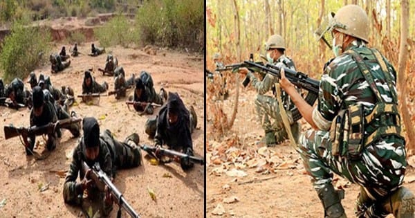 Naxali Encounter : छत्तीसगढ़-महाराष्ट्र बॉर्डर पर मुठभेड़ जारी, 2 नक्सली ढेर; AK-47 राइफल समेत भारी मात्रा में हथियार बरामद